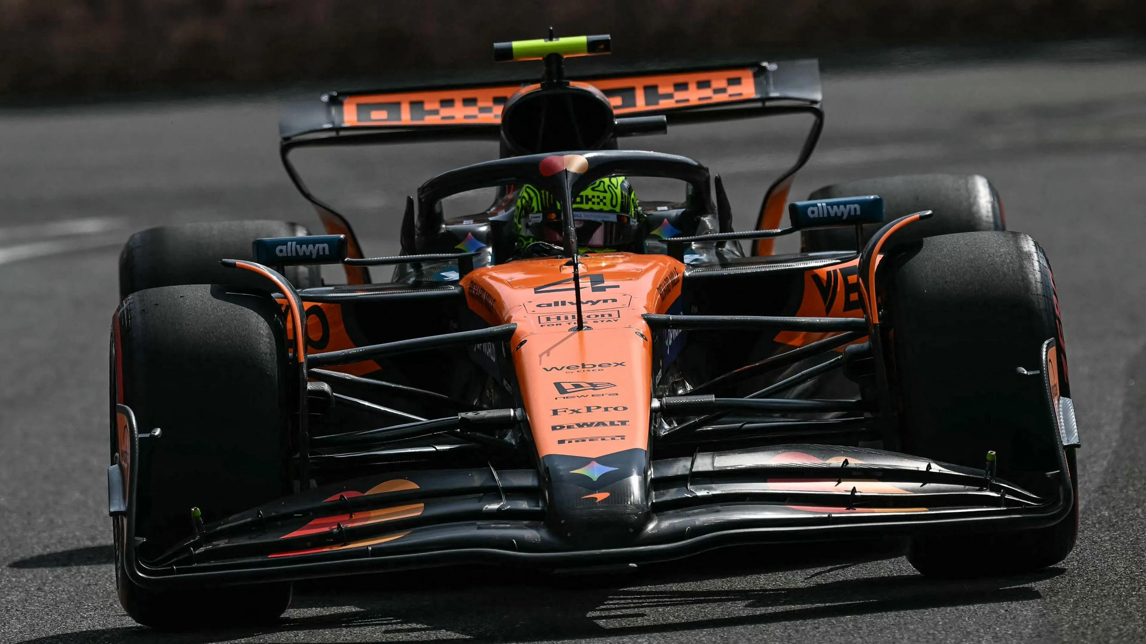 Lando Norris Tops Oscar Piastri in Azerbaijan Practice
